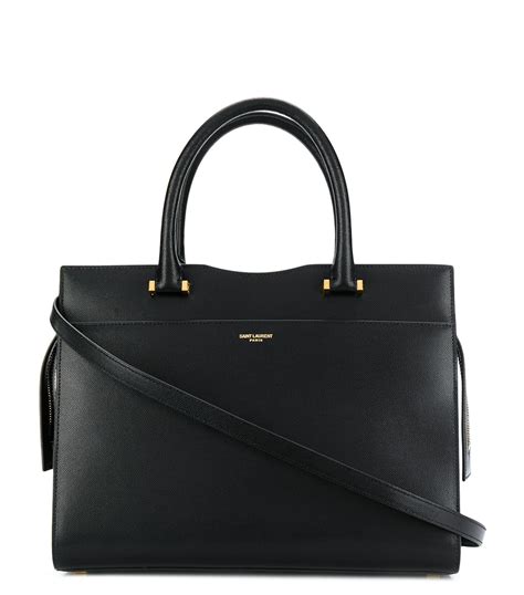 Yves Saint Laurent Bolso satchel en piel 